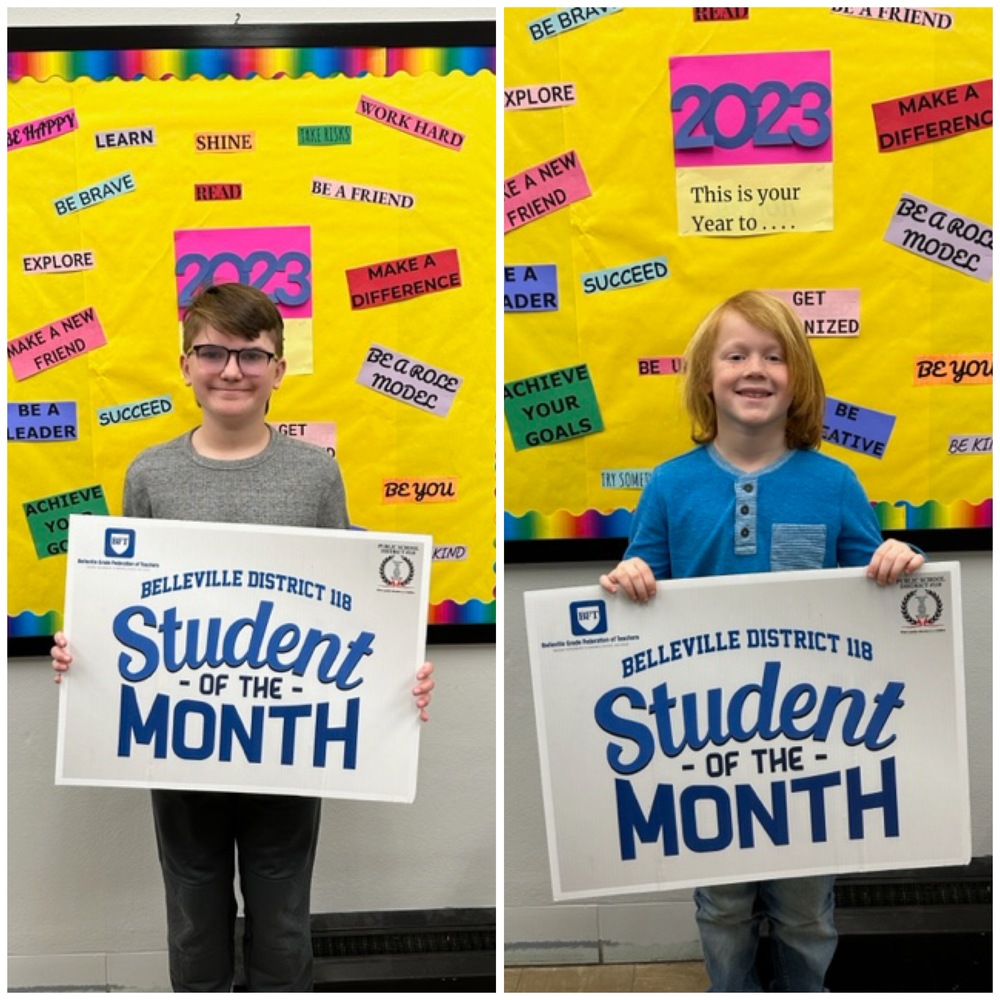 January Students of the Month, Dylan Martin & Max Melvin