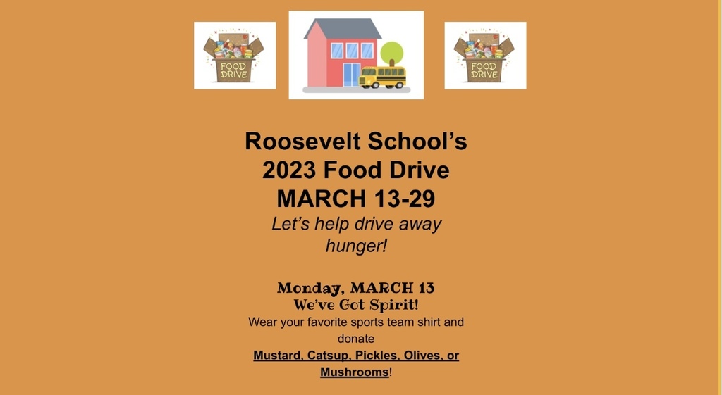 Food Drive March 13-29